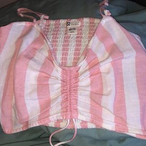 Adjustable front tank top